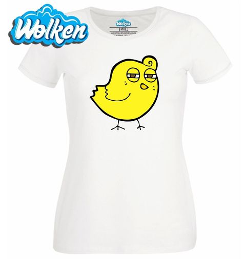 Obrázek produktu Dámské tričko Skeptické Kuře Cartoon Bird