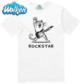 Pánské tričko Rocková Kočka Rockstar Cat.jpg