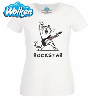 Dámské tričko  Rocková Kočka Rockstar Cat.jpg