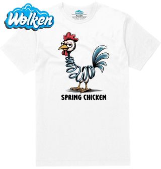 Pánské tričko Kohout na Pružině Spring Chicken.jpg