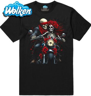 Pánské tričko Kostlivec Motorkářská Láska Biker.jpg