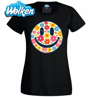 Dámské tričkoÚsměv Plný Květin Smiley Flowers.jpg