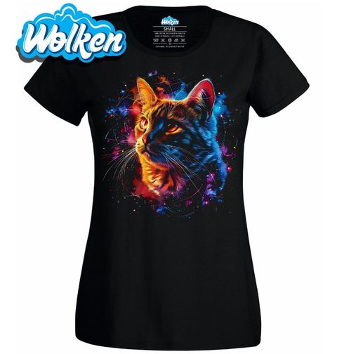 Obrázek produktu Dámské tričko Kočka z Galaxie