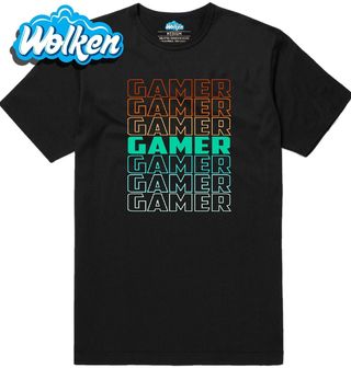 Pánské tričko Hráč Znovu a Znovu Gamer.jpg