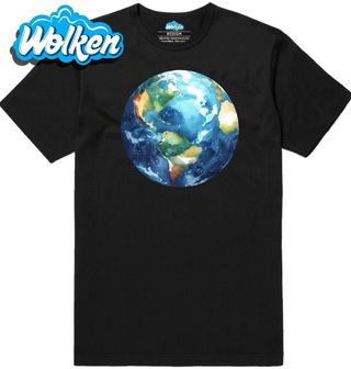 Pánské tričko Malovaná Planeta Země Planet Earth.jpg