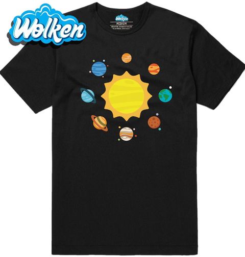 Obrázek produktu Pánské tričko Malovaná Sluneční Soustava Solar System