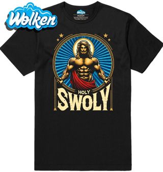 Pánské tričko Svatá Svalnatost Holy Swoly.jpg