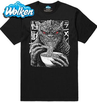 Pánské tričko Godzilla a Rámen.jpg