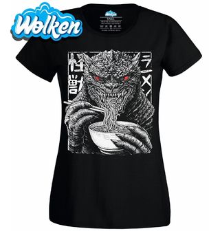 Dámské tričko Godzilla a Rámen.jpg
