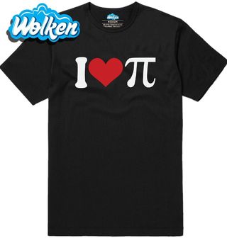 Pánské tričko Miluju Pí (𝝅) I Love Pi.jpg