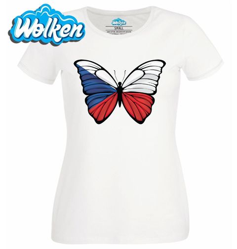 Obrázek produktu Dámské tričko Motýl Česka Czech Butterfly
