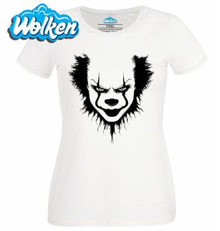 Dámské tričko  Neúprosný Pohled Klauna Pennywise Clown.jpg