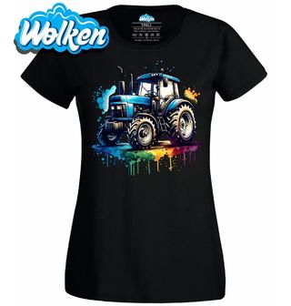 Dámské tričko Barevný Traktor.jpg