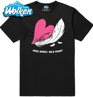 Pánské tričko Svobodný Duch, Divoké Srdce Free Spirit, Wild Heart.jpg