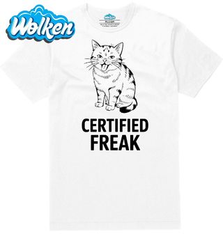 Pánské tričko  Bláznivá Kočka Certified Freak.jpg