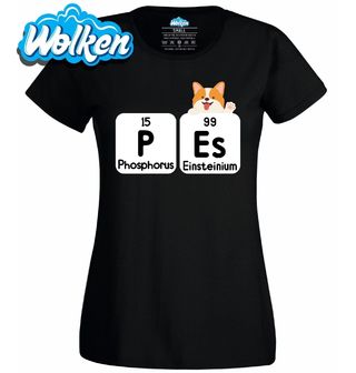 Dámské tričko Chemické prvky Pes.jpg