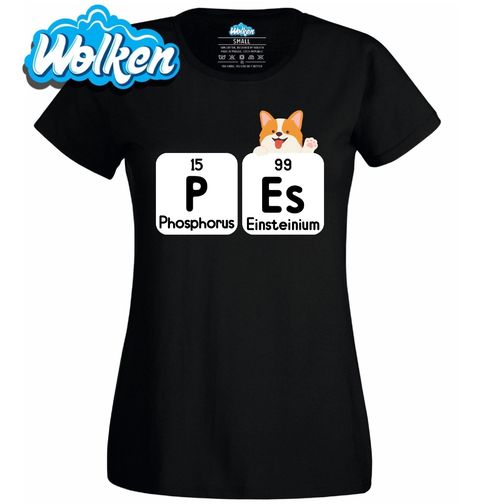 Obrázek produktu Dámské tričko Chemické prvky Pes