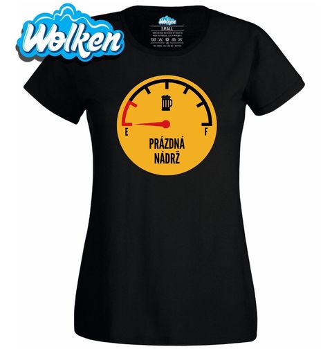 Obrázek produktu Dámské tričko Prázdná nádrž piva
