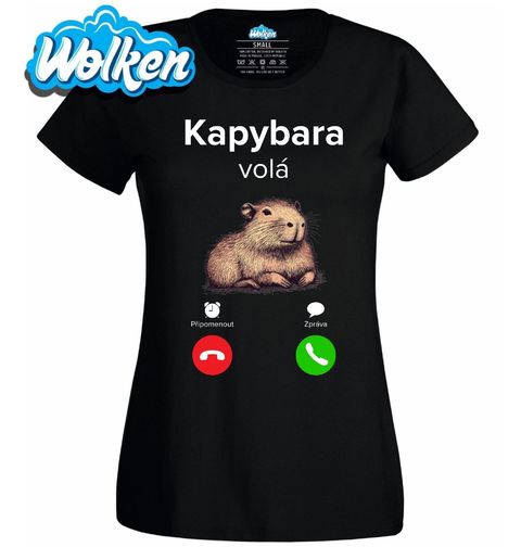 Obrázek produktu Dámské tričko Kapybara volá Phone Call