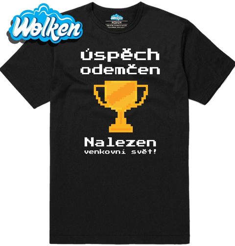 Obrázek produktu Pánské tričko Herní Trofej: Nalezen venkovní svět!
