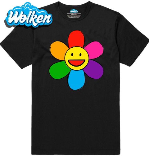 Obrázek produktu Pánské tričko Duhová Květina Emoji