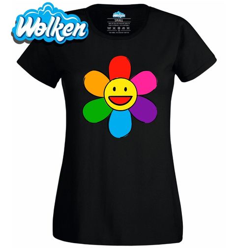 Obrázek produktu Dámské tričko Duhová Květina Emoji