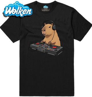 Pánské tričko DJ Kapybara.jpg