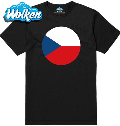 Obrázek produktu Pánské tričko Kulatá Vlajka Česka