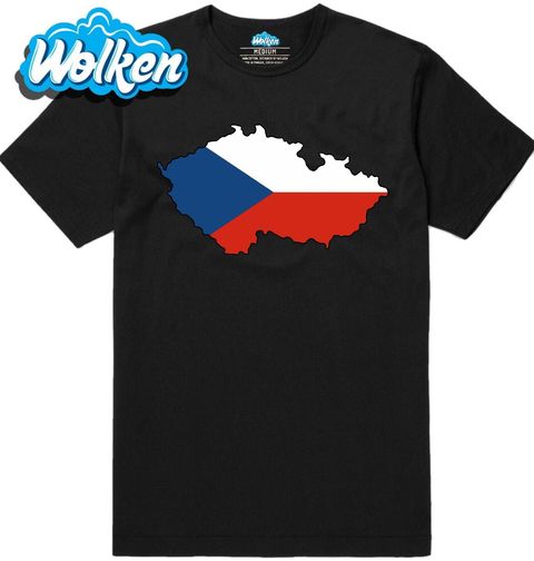 Obrázek produktu Pánské tričko Vlajka v Mapě Česka