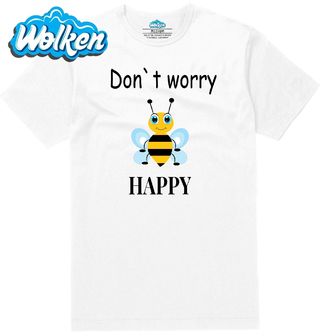 Pánské tričko  Včelka Don’t Worry Bee Happy.jpg