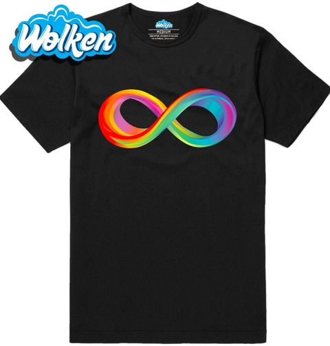 Obrázek produktu Pánské tričko Duhový Symbol Nekonečna Navždy