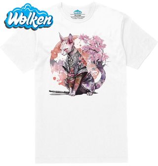 Pánské tričko  Kočka Sphynx Japonská válečnice.jpg