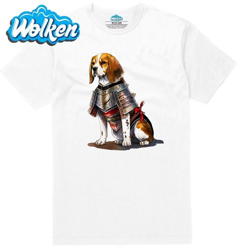 Obrázek produktu Pánské tričko Pes Beagle v Samurajské Zbroji