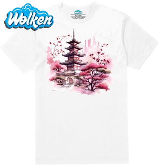 Pánské tričko  Japonská Pagoda Sakur.jpg