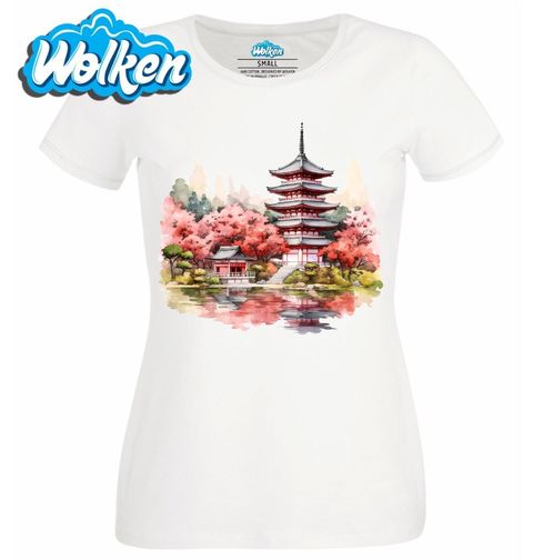 Obrázek produktu Dámské tričko Japonská Pagoda u Jezera