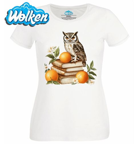 Obrázek produktu Dámské tričko Výr velký mezi pomeranči