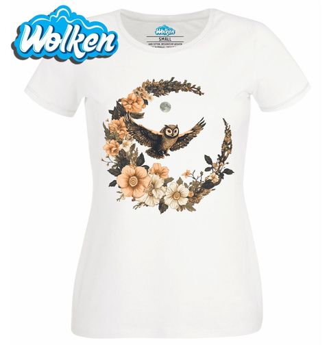 Obrázek produktu Dámské tričko Let Sovy pálené pod Měsícem