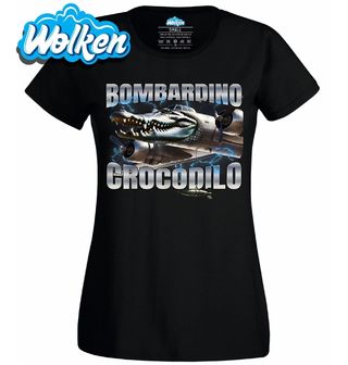 Dámské tričko Italský Brainrot Bombardino Crocodilo.jpg