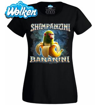 Dámské tričko Italský Brainrot Shimpanzini Bananini.jpg