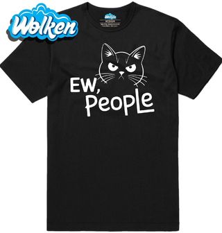 Pánské tričko Antisociální Kočka Ew, People.jpg