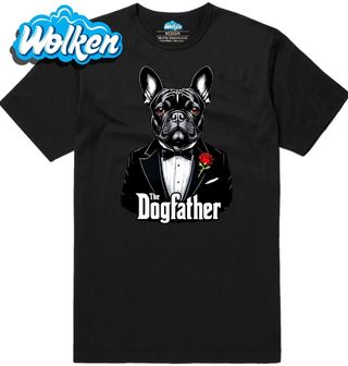 Pánské tričko The DogFather Kmotr Buldoček.jpg