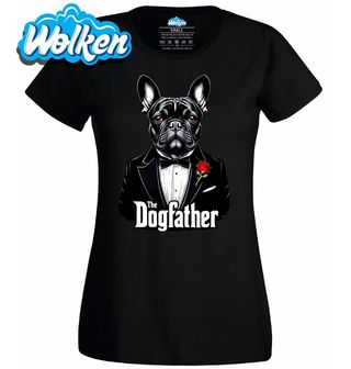Dámské tričko The DogFather Kmotr Buldoček.jpg