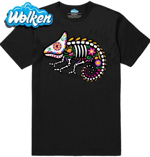 Obrázek produktu Pánské tričko Mexická Kostra Chameleona
