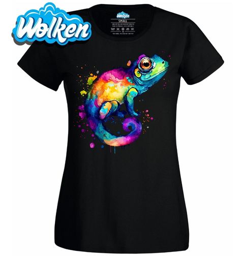 Obrázek produktu Dámské tričko Duhový Chameleon