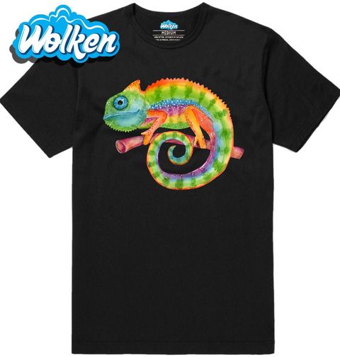 Obrázek produktu Pánské tričko Chameleon na větvi