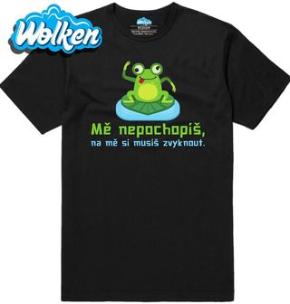Pánské tričko Žába Mě nepochopíš, na mě si musíš zvyknout.jpg