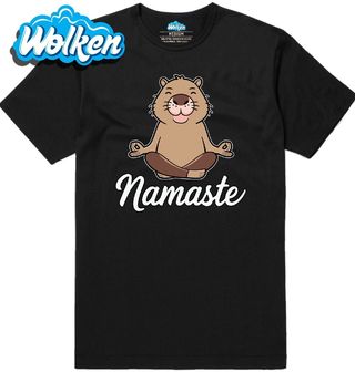 Pánské tričko Meditující Kapybara Namaste.jpg