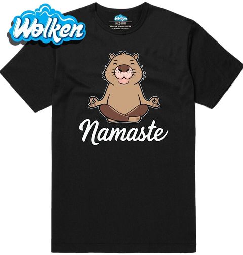 Obrázek produktu Pánské tričko Meditující Kapybara Namaste