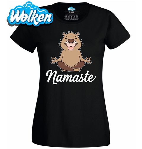 Obrázek produktu Dámské tričko Meditující Kapybara Namaste