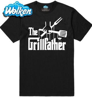 Pánské tričko The Grillfather Kmotr grilu.jpg